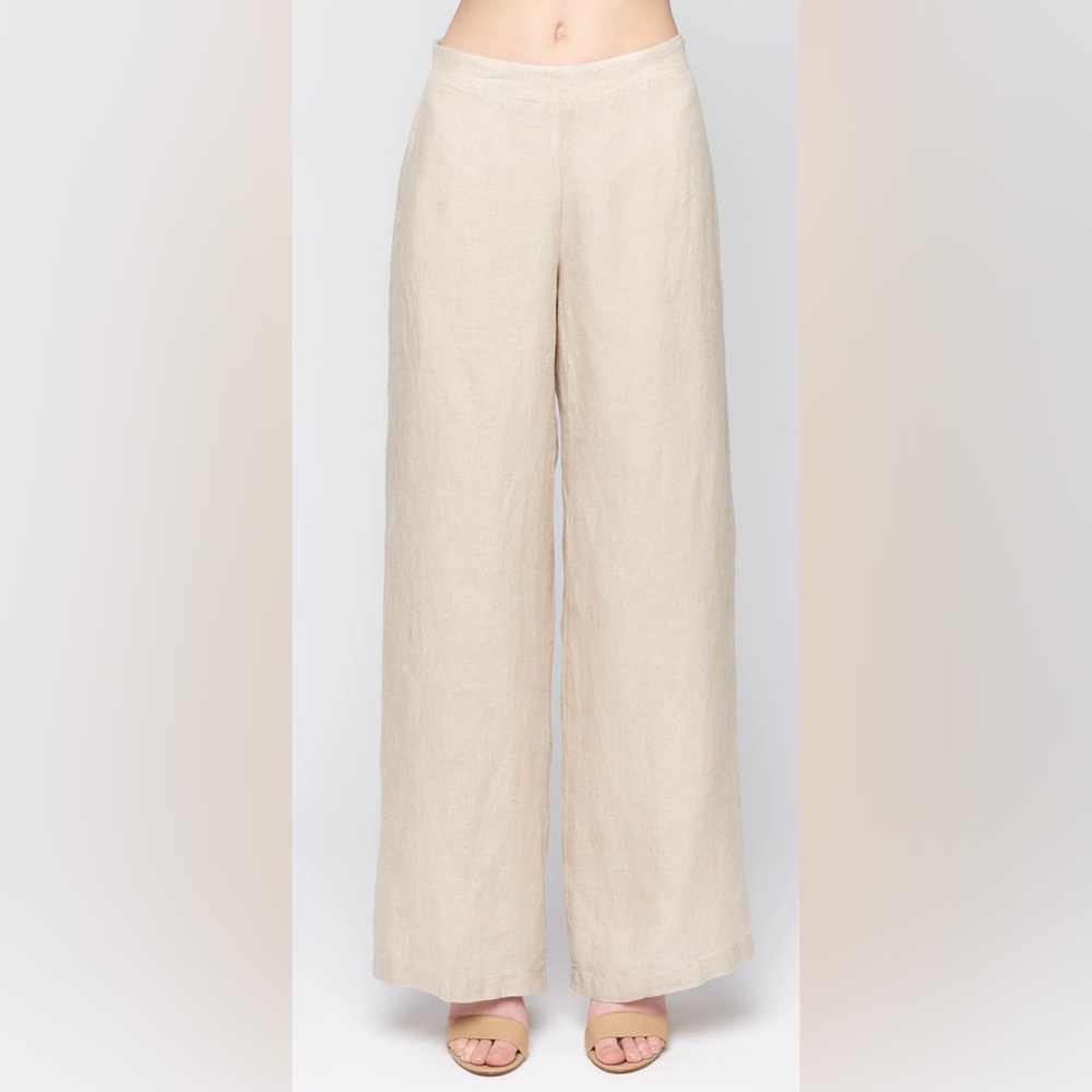 MAVEN West wide leg linen pants size large - Picture 3 of 9